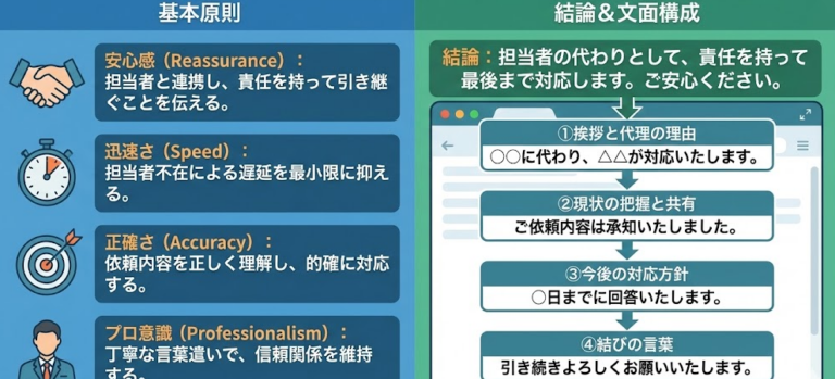 代わりに対応させていただきますのメール例文集!ビジネスシーン別の代理メールの送り方 | ロロント株式会社