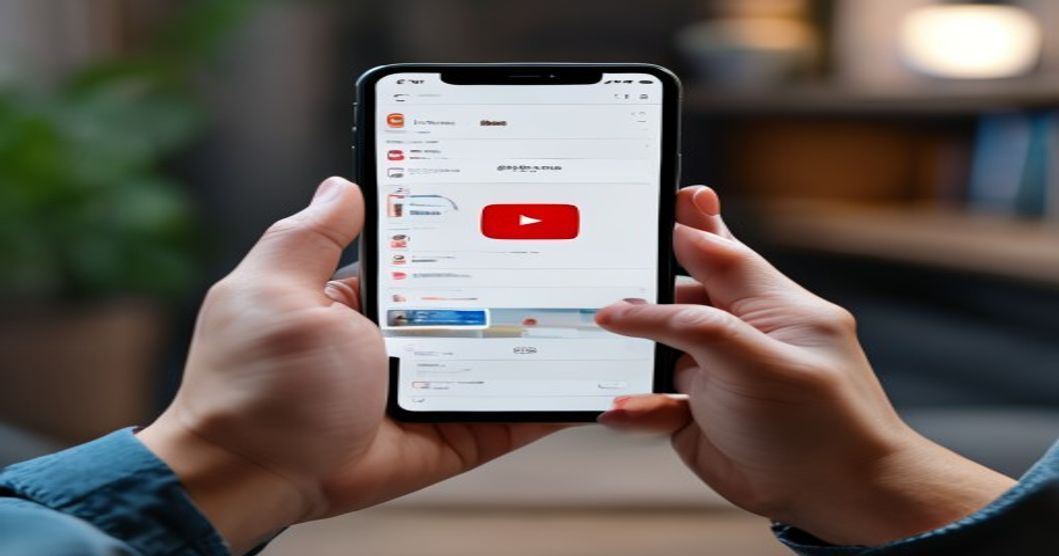 スマホアプリでYouTubeのライブラリを開く方法